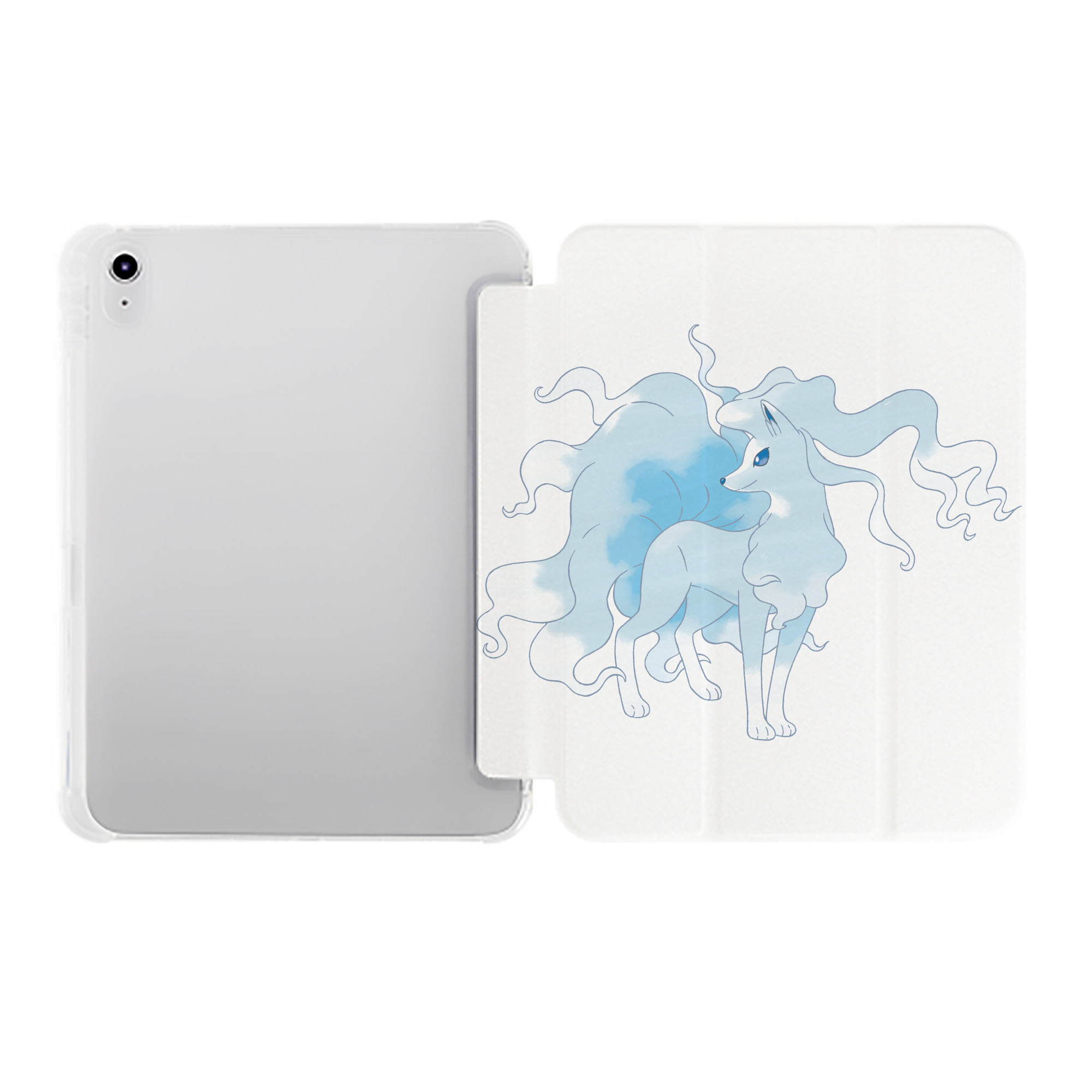 （画像用） ポケットモンスター Pokémon IPad ケース ペン収納付き 三つ折りスタンド PUレザー×シリコン 対応機種9.5/10.5/10.9インチ